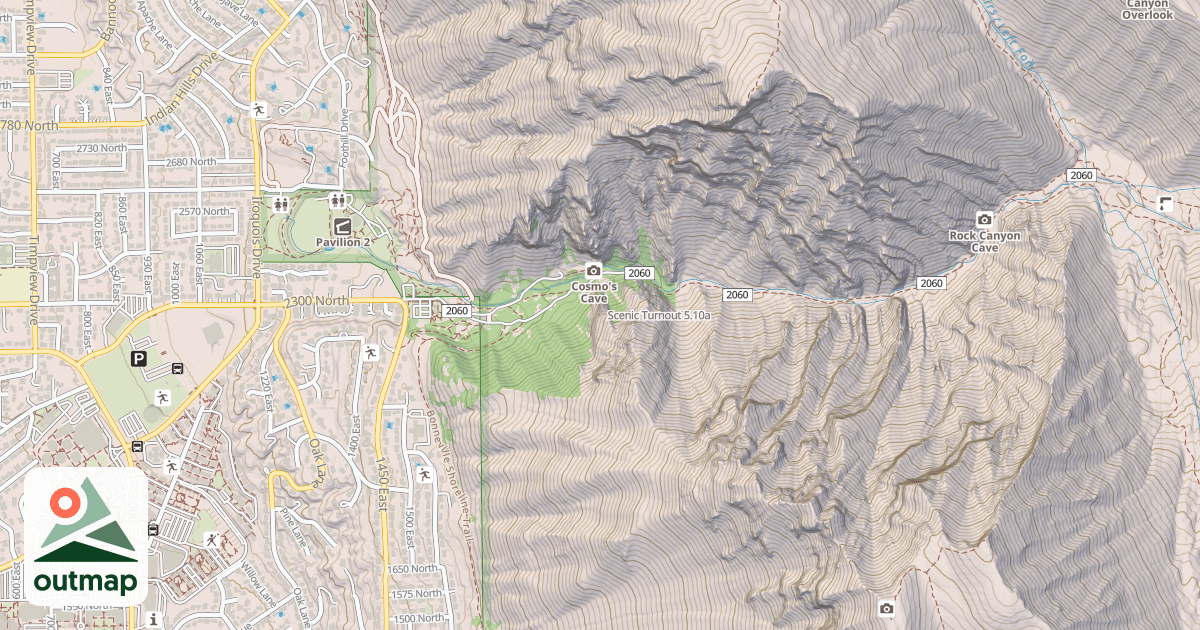 Map of Scenic Turnout