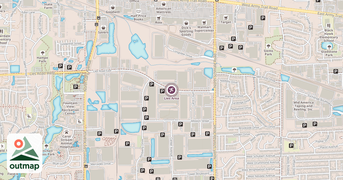 Map of Lies Area