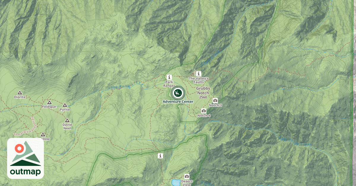 Map of Adventure Center