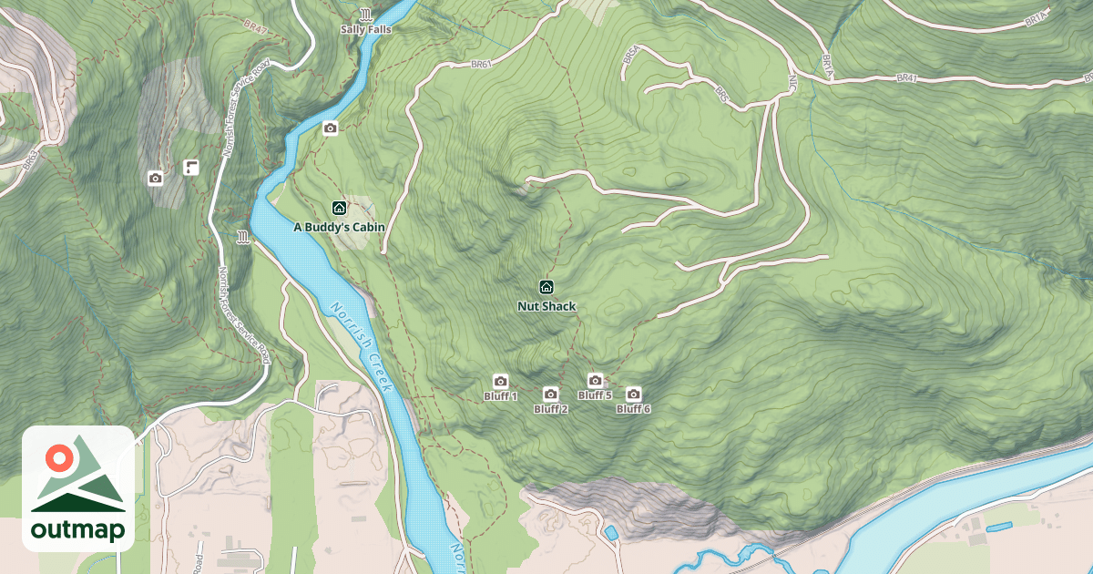 Map of Nut Shack