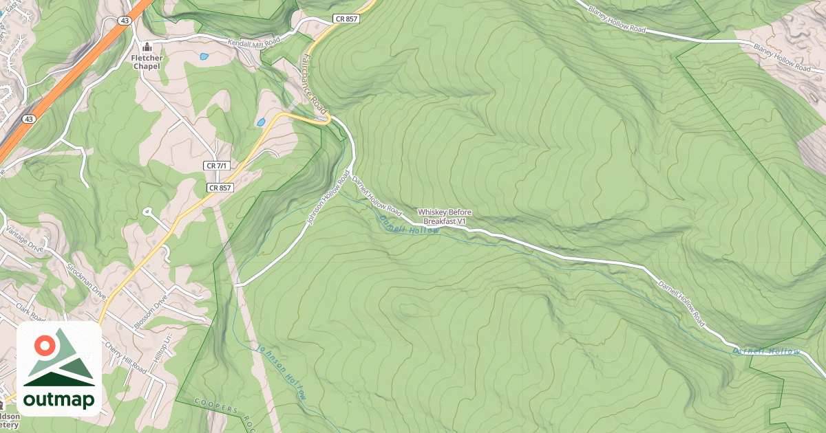 Map of Whiskey Before Breakfast
