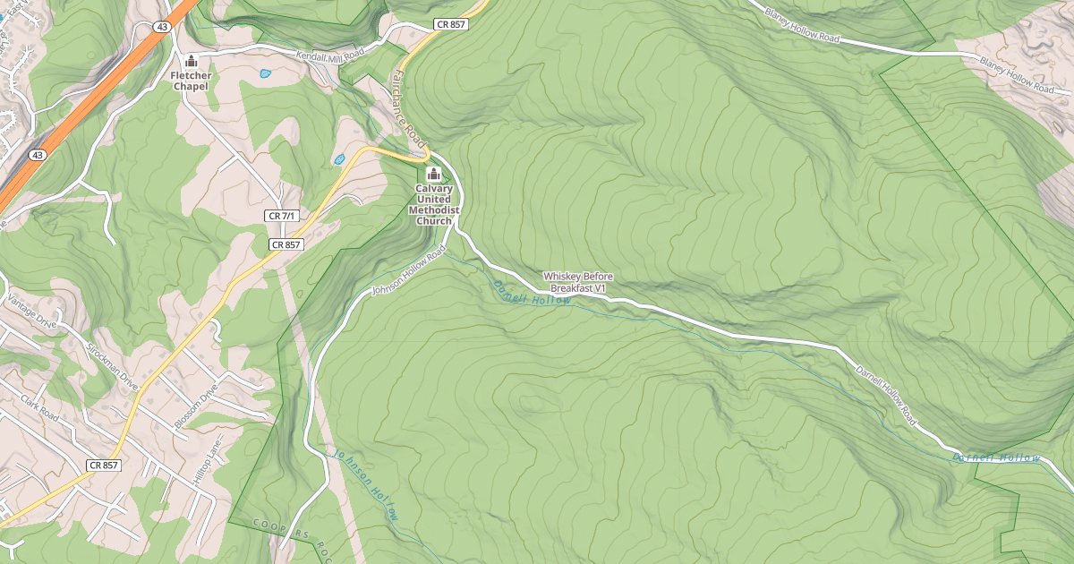 Map preview of Whiskey Before Breakfast