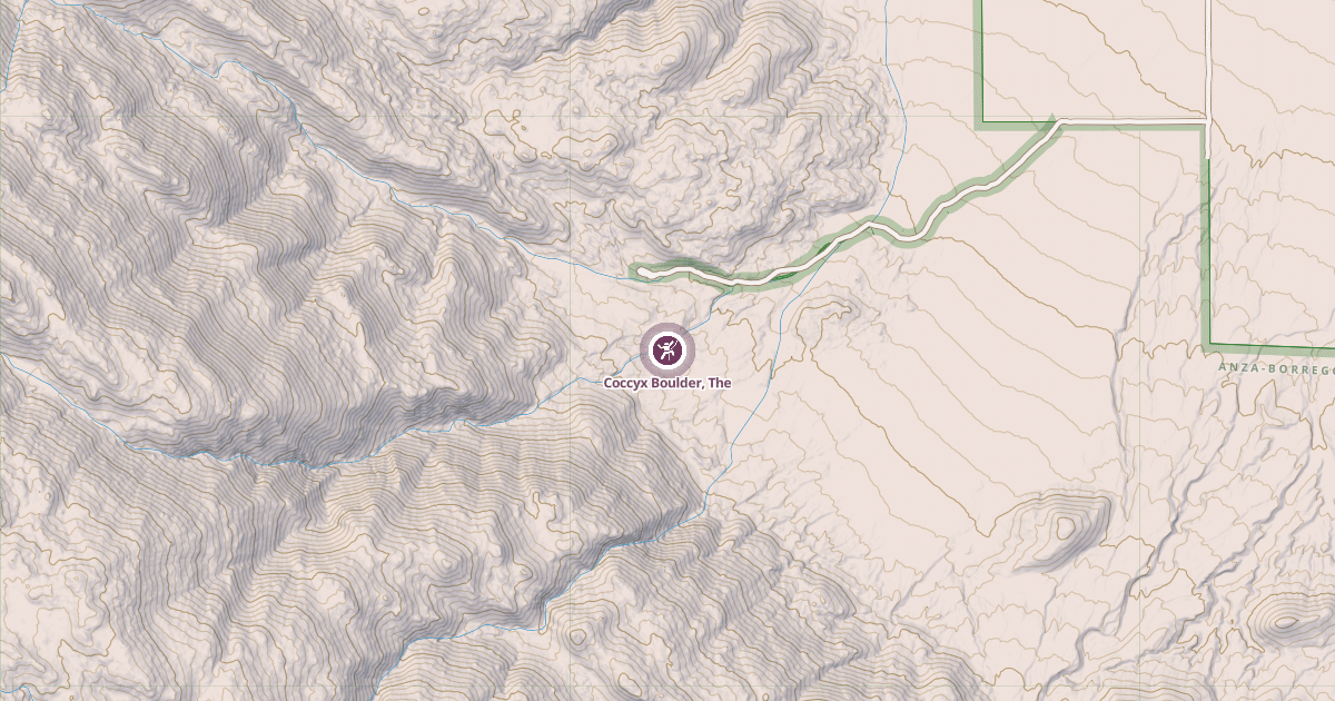 Map preview of Coccyx Boulder, The