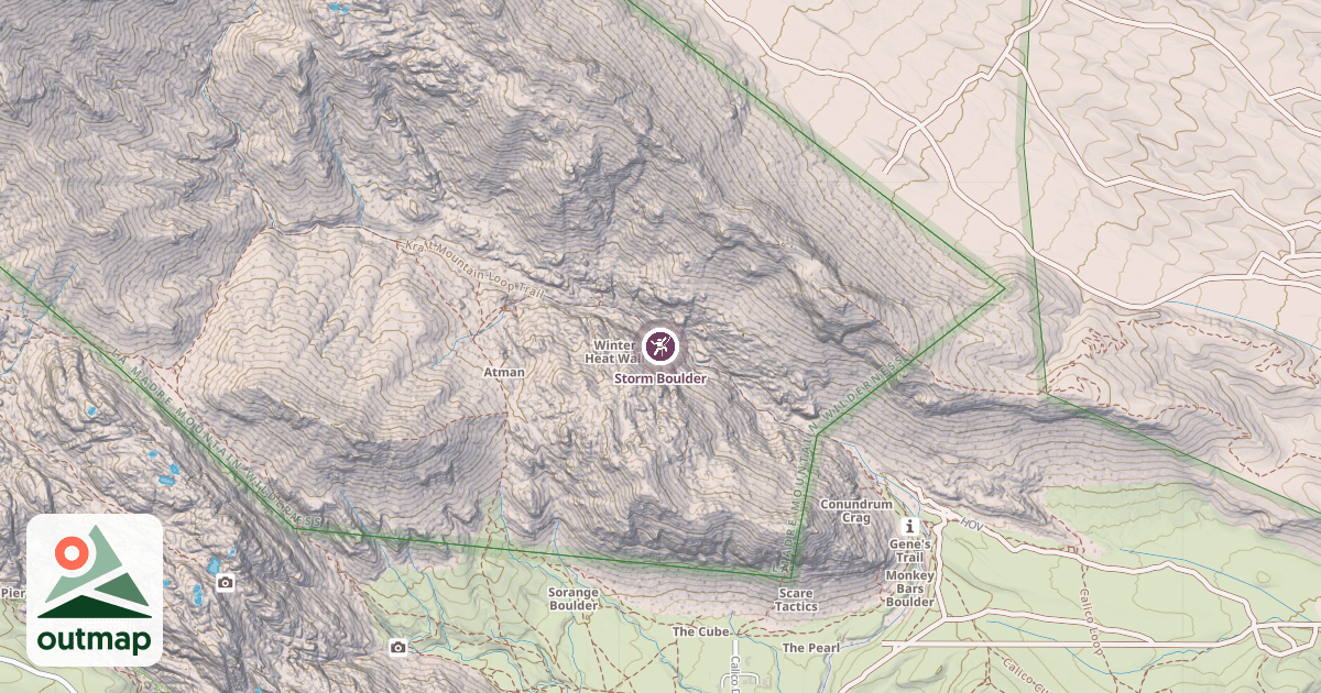 Map of Storm Boulder