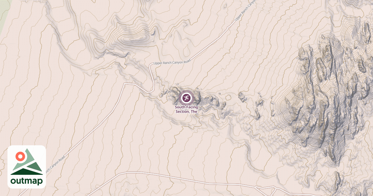 Map of South Facing Section, The