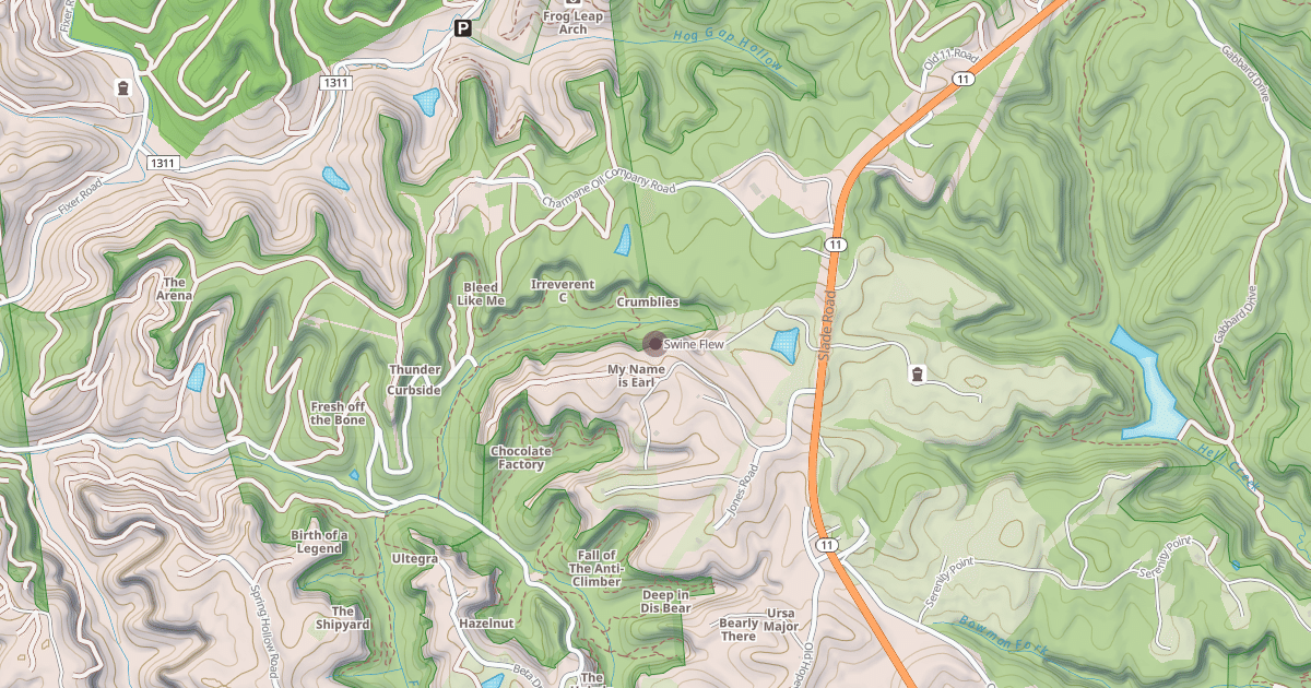 Map preview of Swine Flew