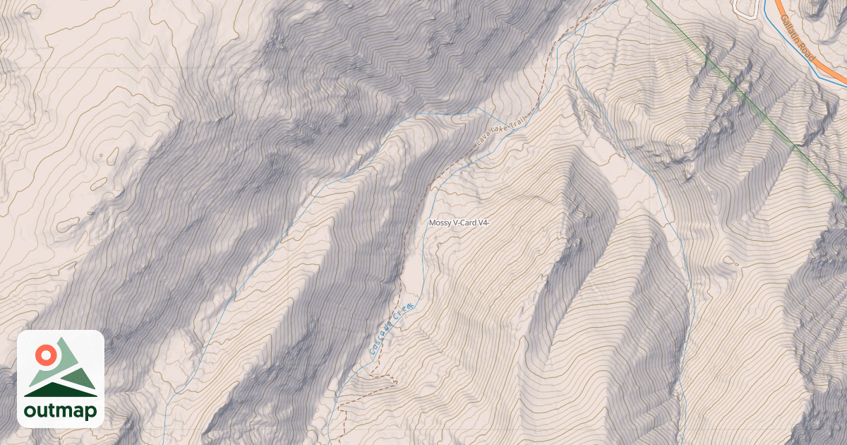 Map of Mossy V-Card