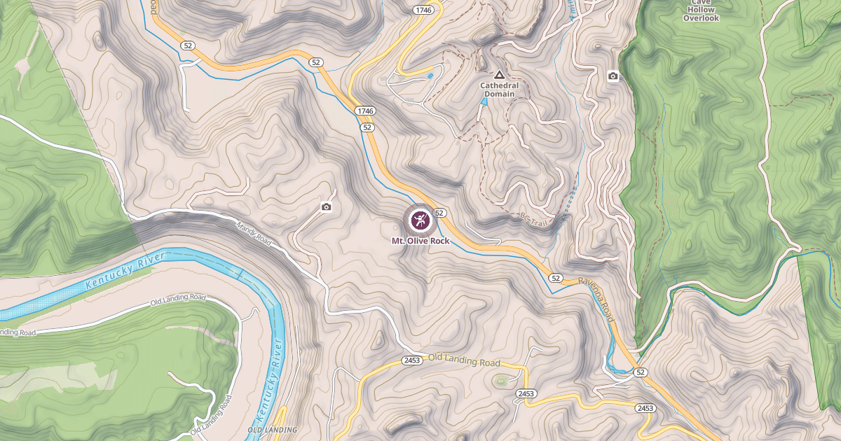 Map preview of Mt. Olive Rock