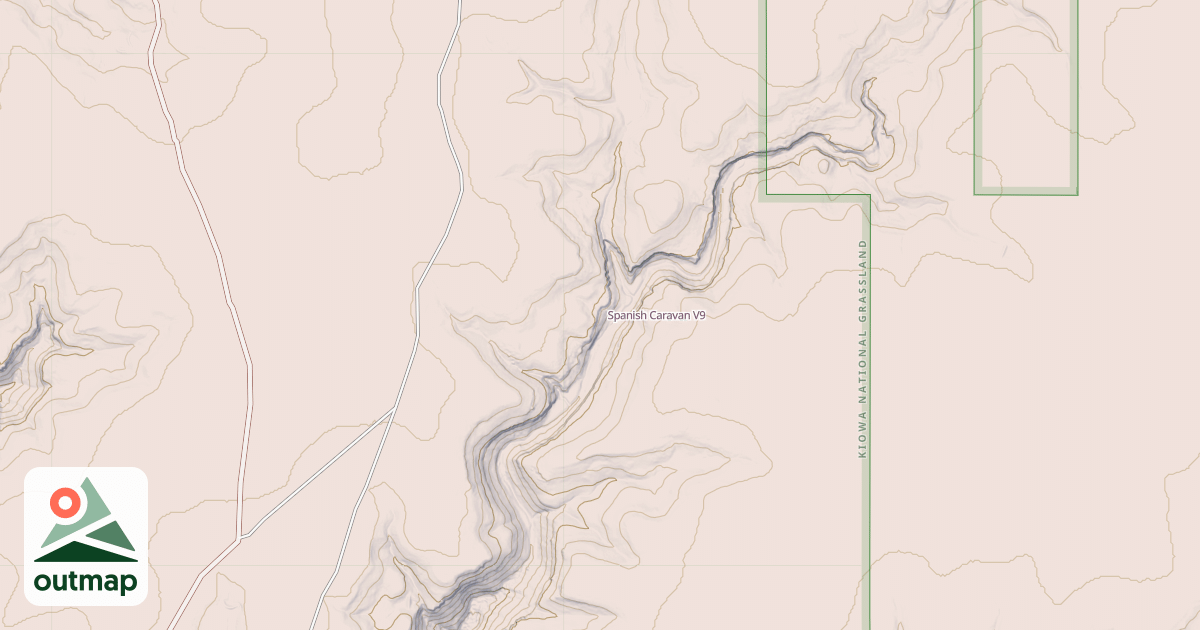 Map of Spanish Caravan