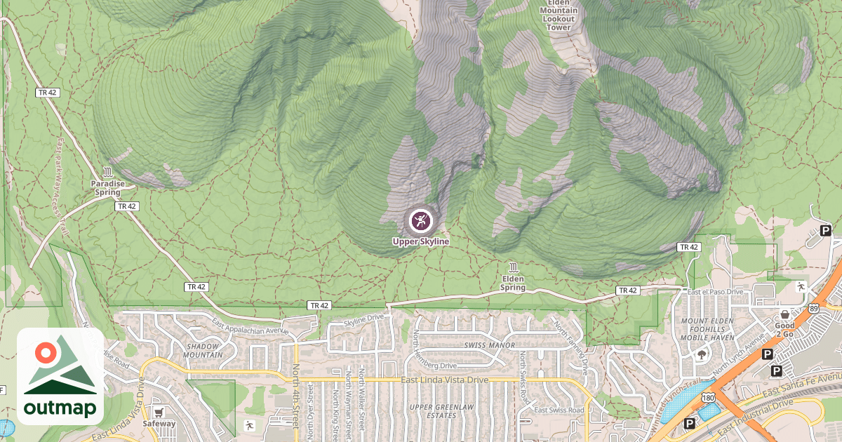 Map of Upper Skyline