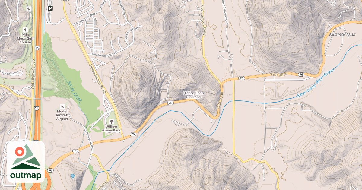 Map of Hidden Finger Crack