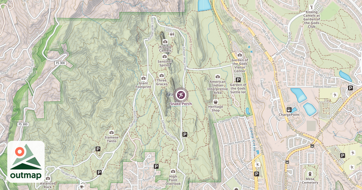 Map of Snake Perch