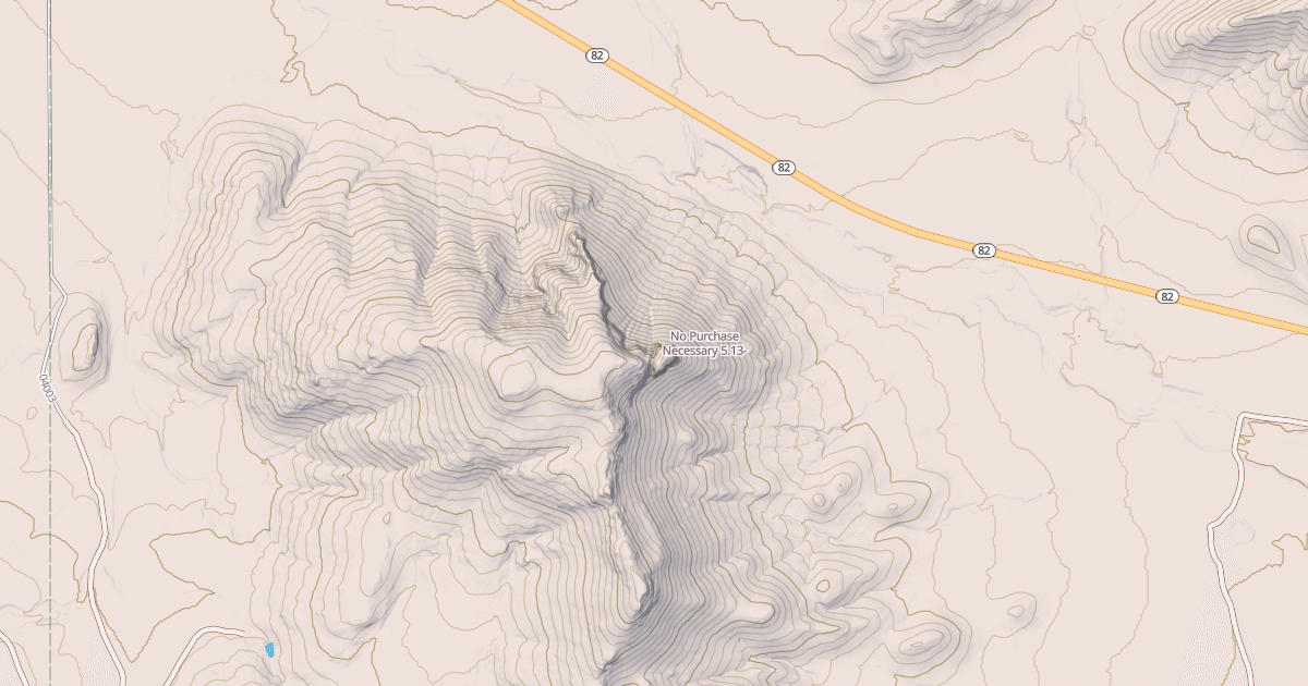 Map preview of No Purchase Necessary