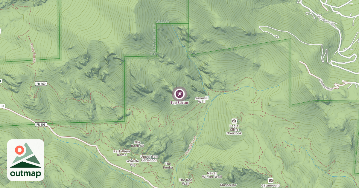 Map of Top Sector