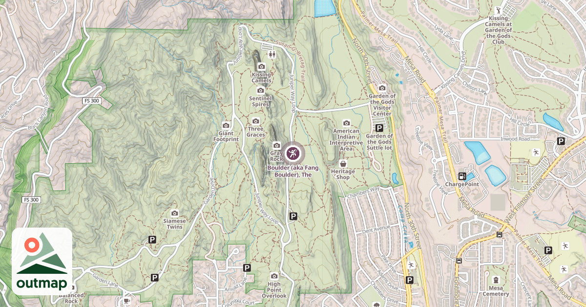 Map of Boulder (aka Fang Boulder), The
