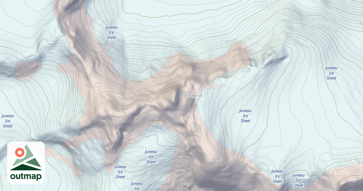 Map of SE Ridge