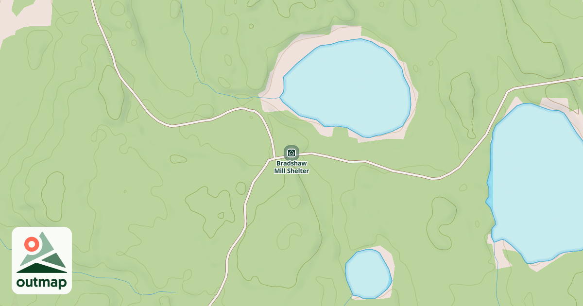 Map of Bradshaw Mill Shelter