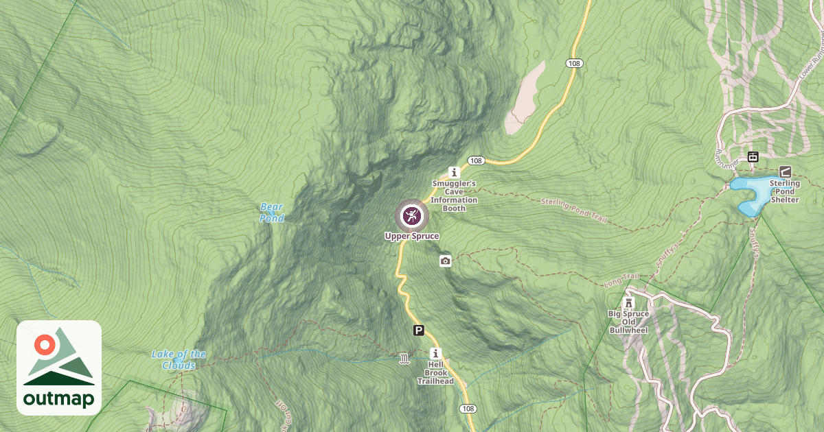 Map of Upper Spruce