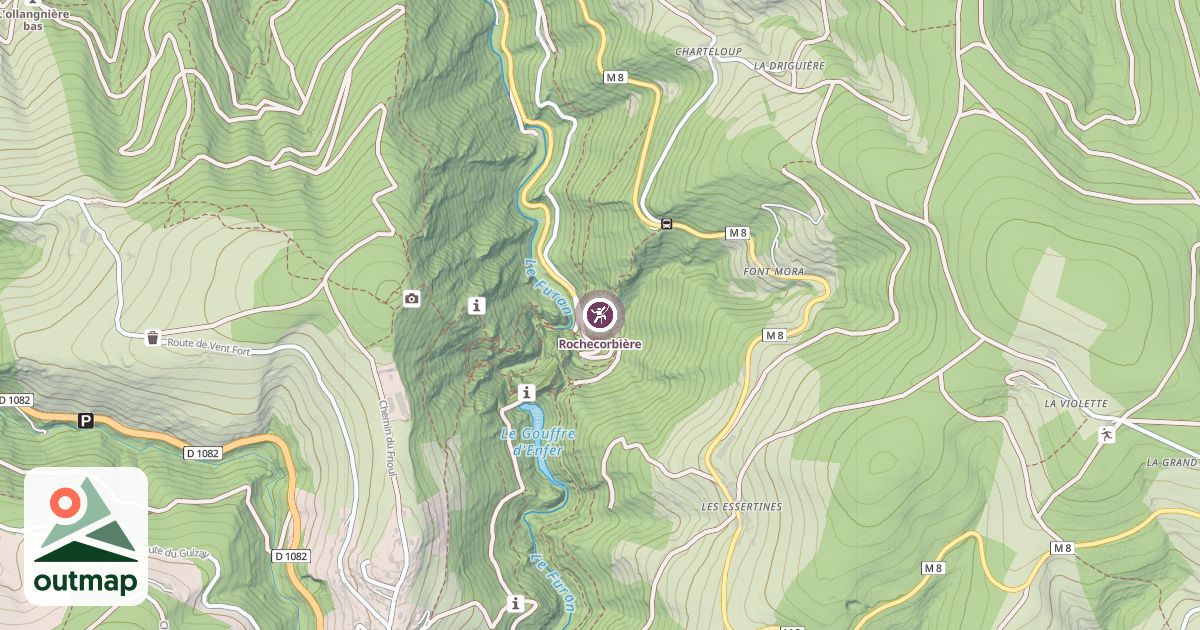 Map of Rochecorbière
