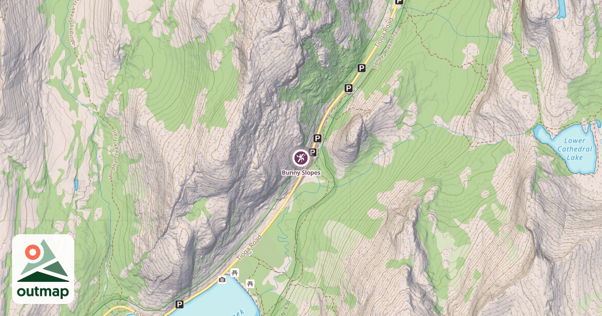 Map of Bunny Slopes