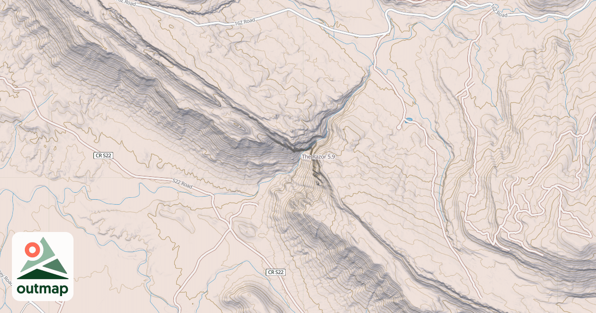 Map of The Razor