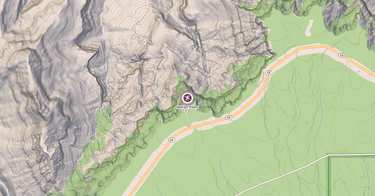 Map preview of Moran Point