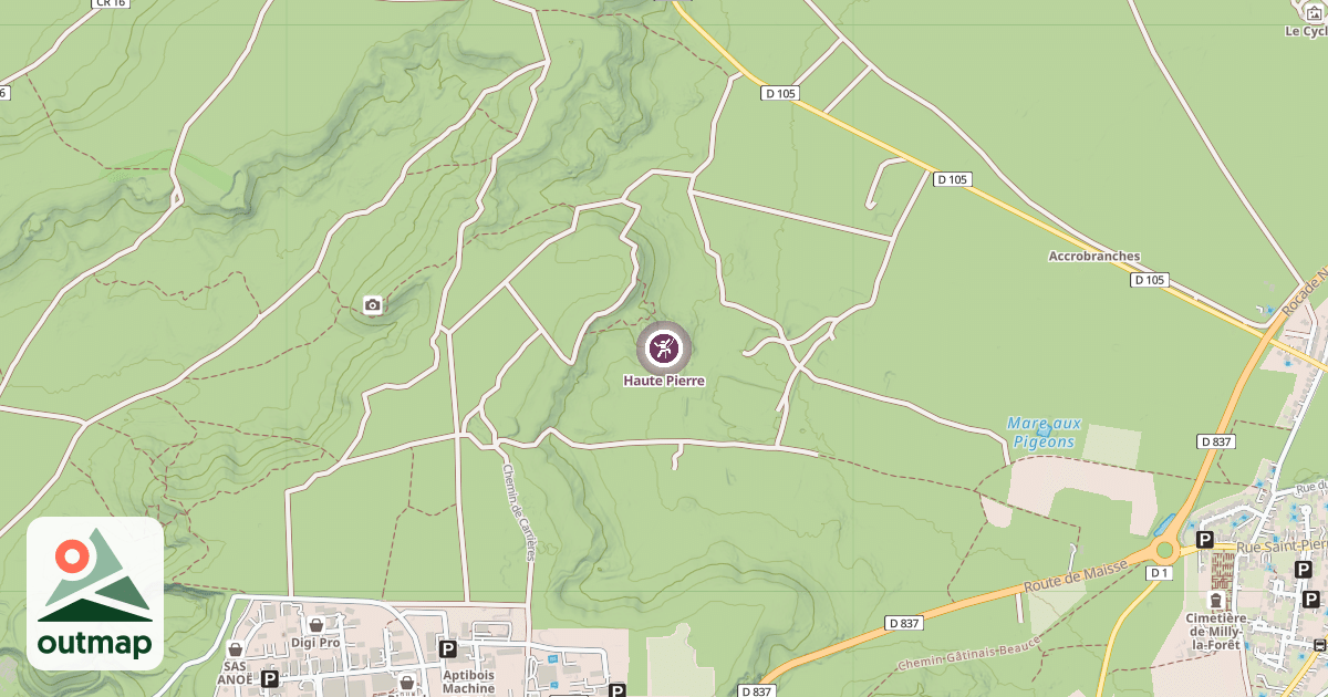 Map of Haute Pierre