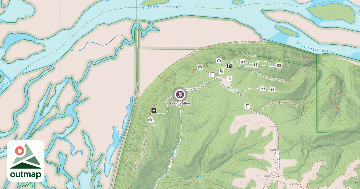 Map of Long Valley in Grant
