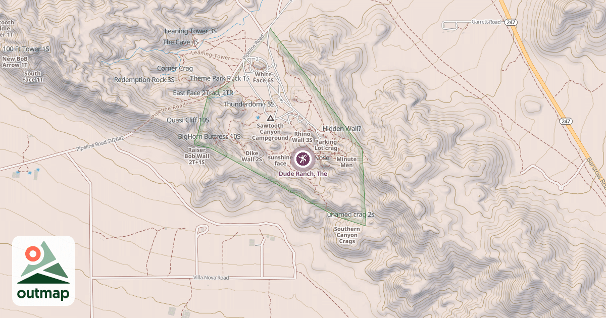 Map of Dude Ranch, The
