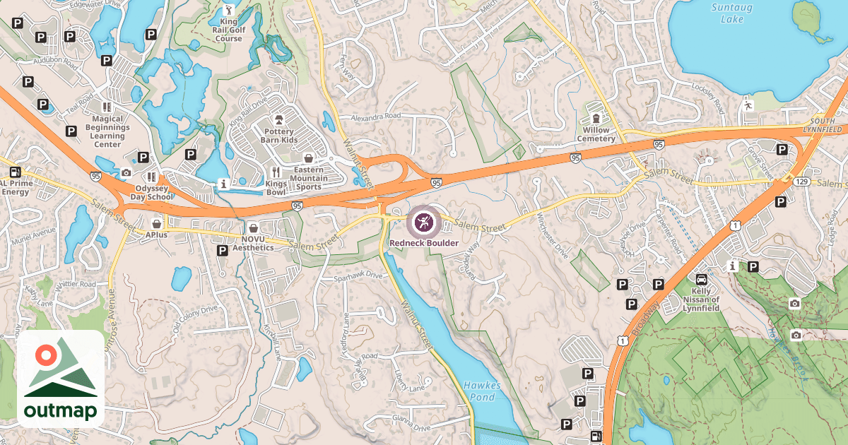 Map of Redneck Boulder