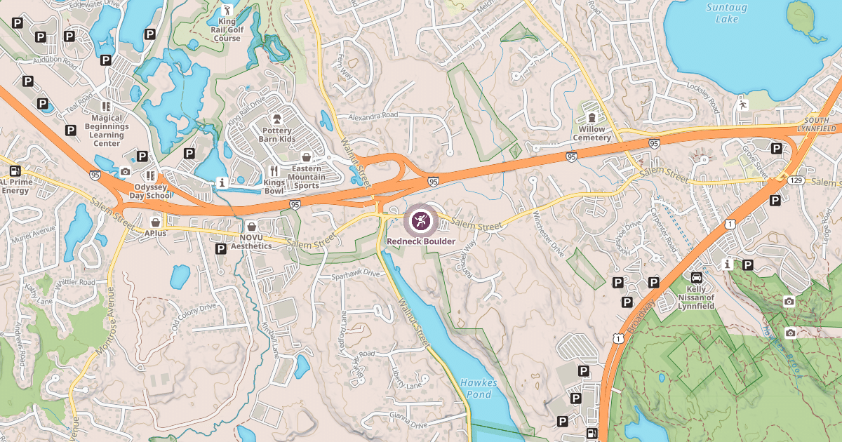 Map preview of Redneck Boulder