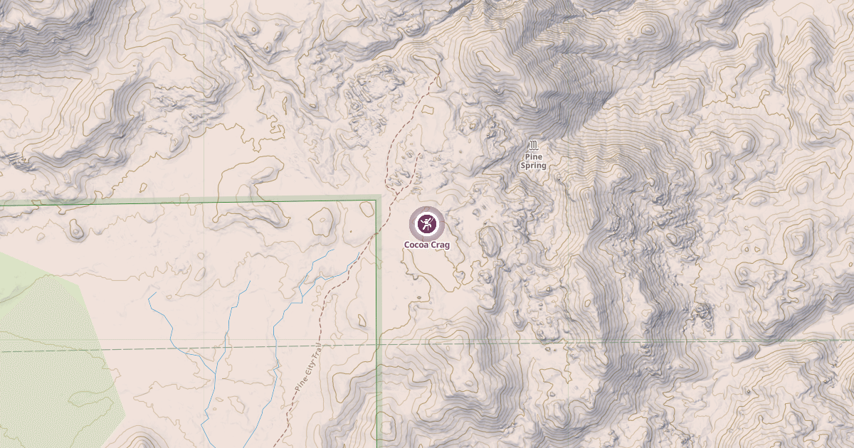 Map preview of Cocoa Crag