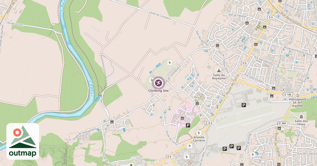 Map of Climbing Site