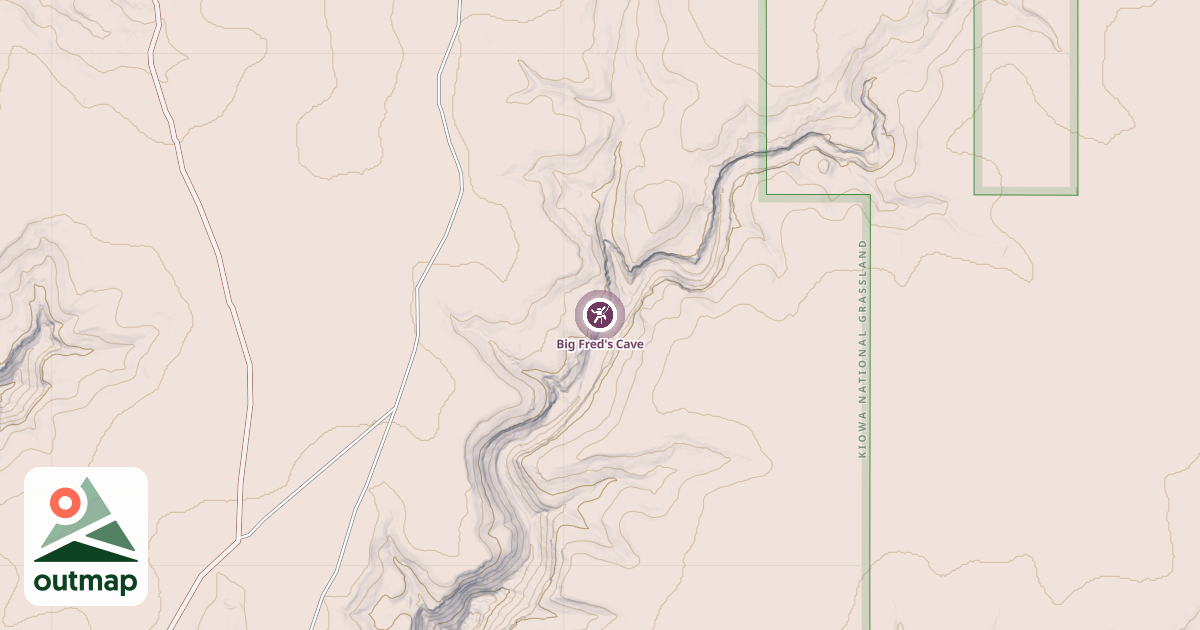 Map of Big Fred's Cave