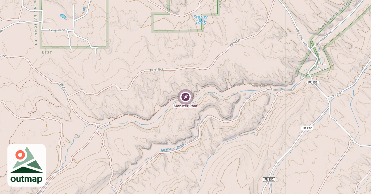 Map of Monster Roof
