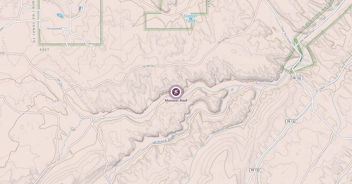 Map preview of Monster Roof