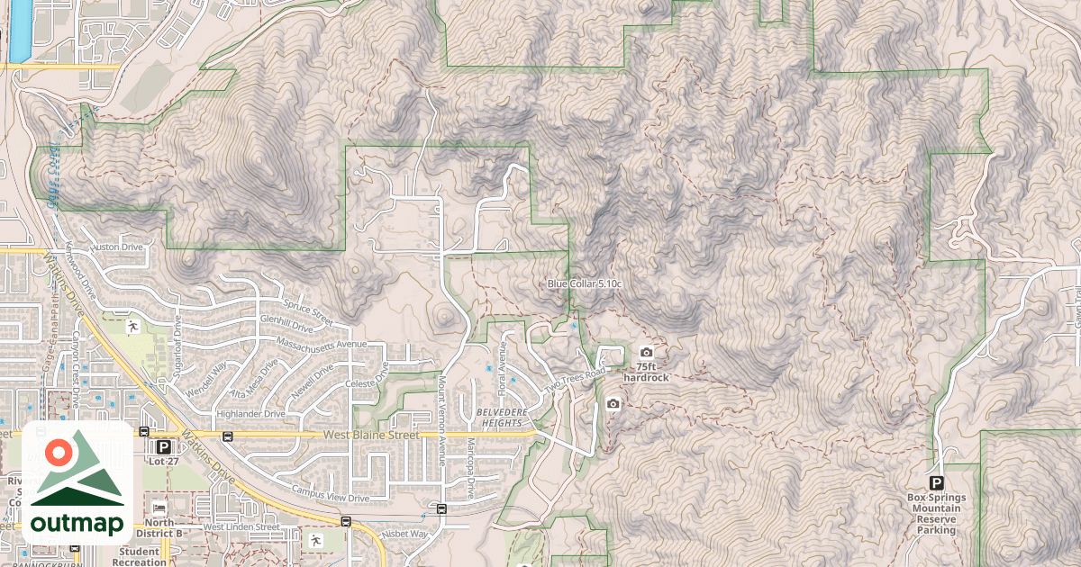 Map of Blue Collar