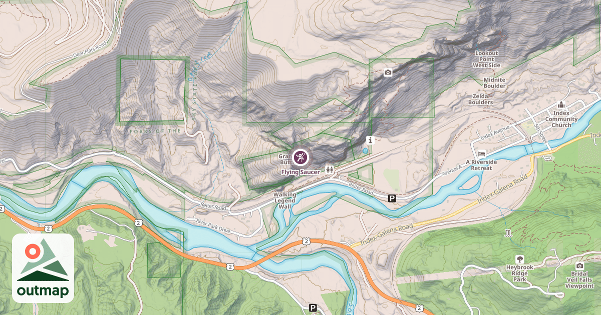 Map of Flying Saucer