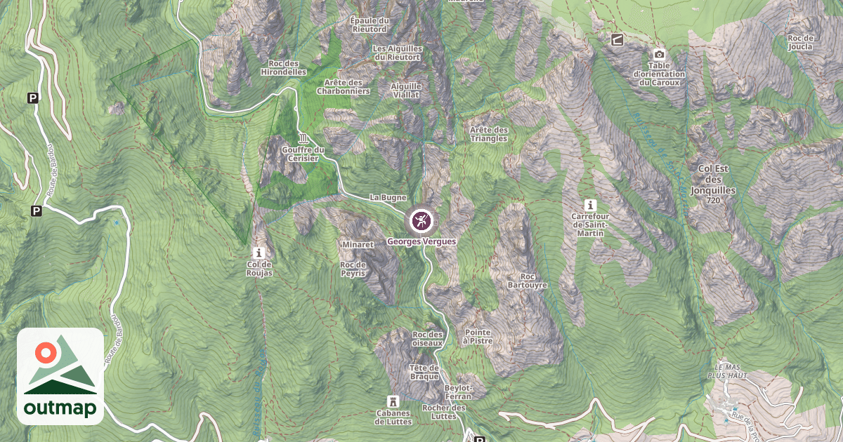 Map of Georges Vergues