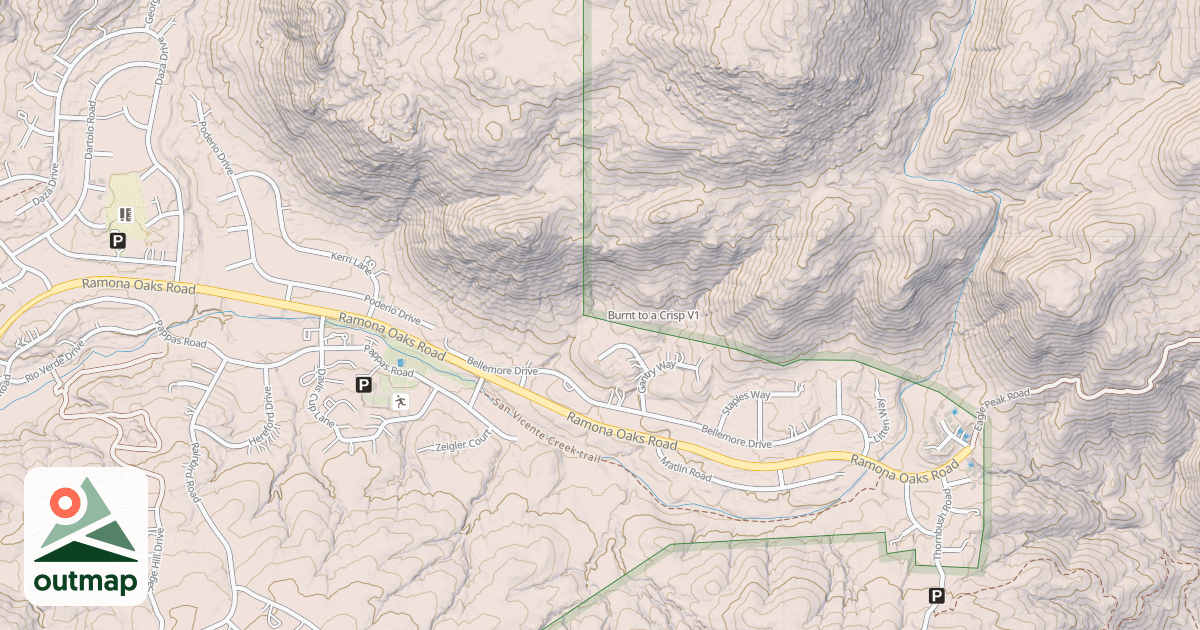 Map of Burnt to a Crisp
