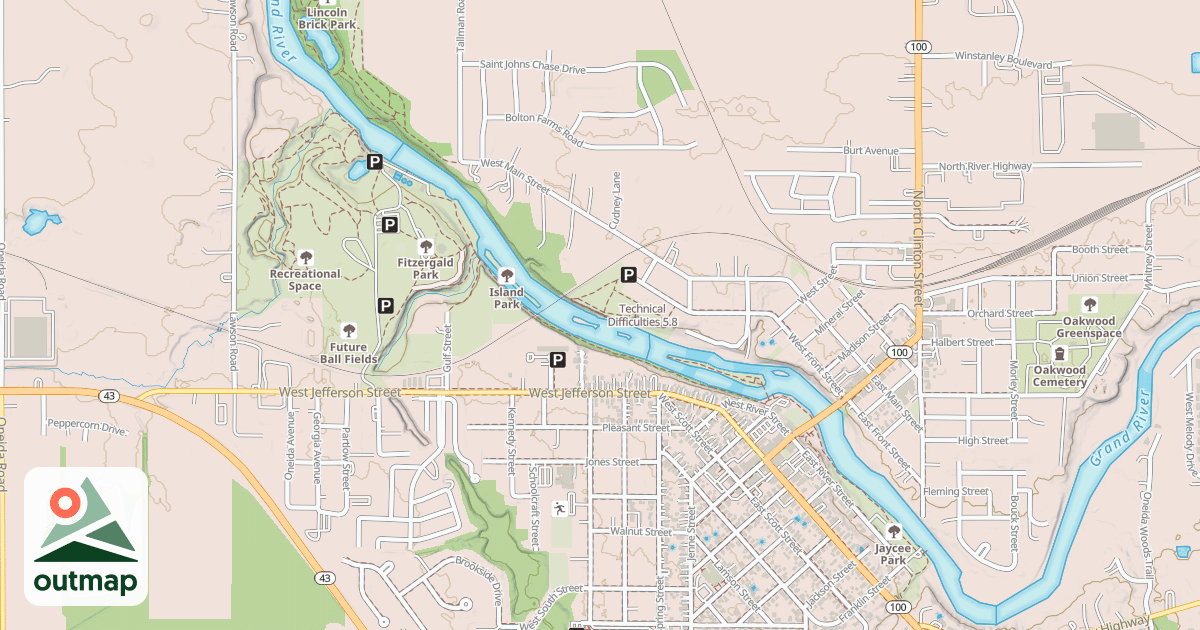 Map of Technical Difficulties in Eaton