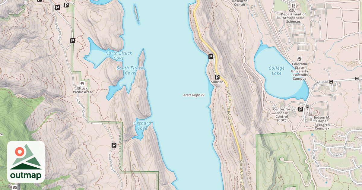 Map of Arete Right