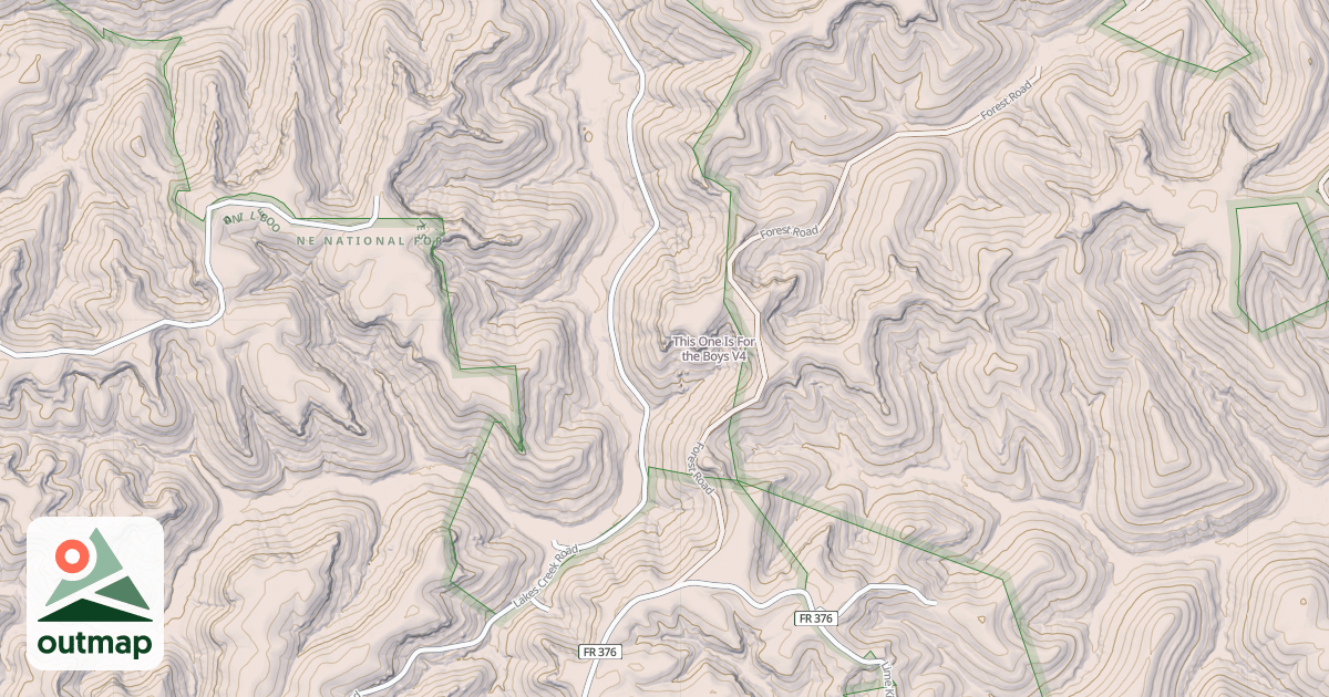 Map of This One Is For the Boys