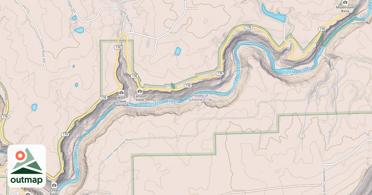 Map of Pockets of Sunshine