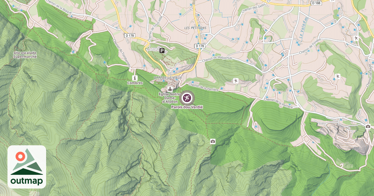 Map of Parois dou Verdié