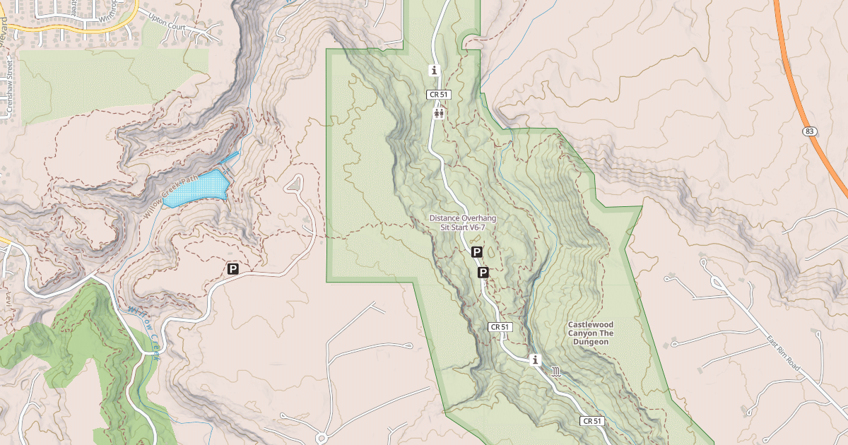 Map preview of Distance Overhang Sit Start