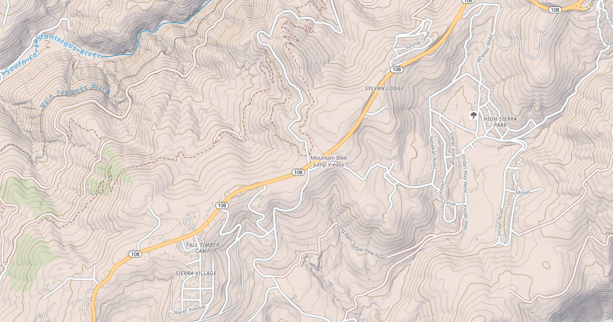 Map preview of Mountain Bike Jump