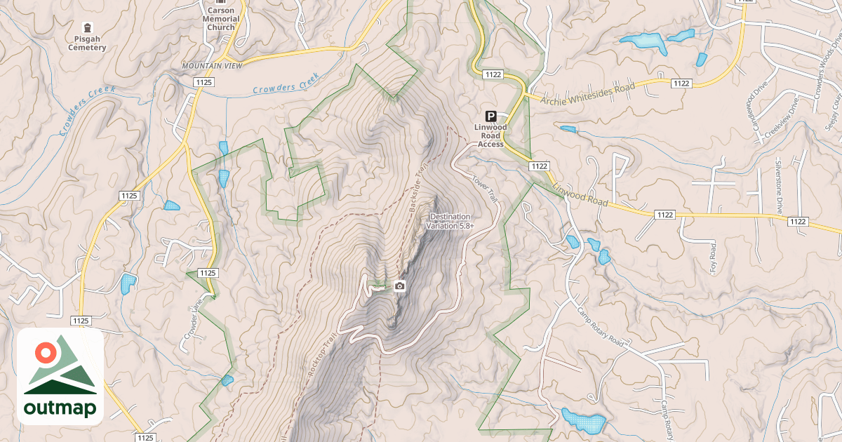 Map of Destination Variation