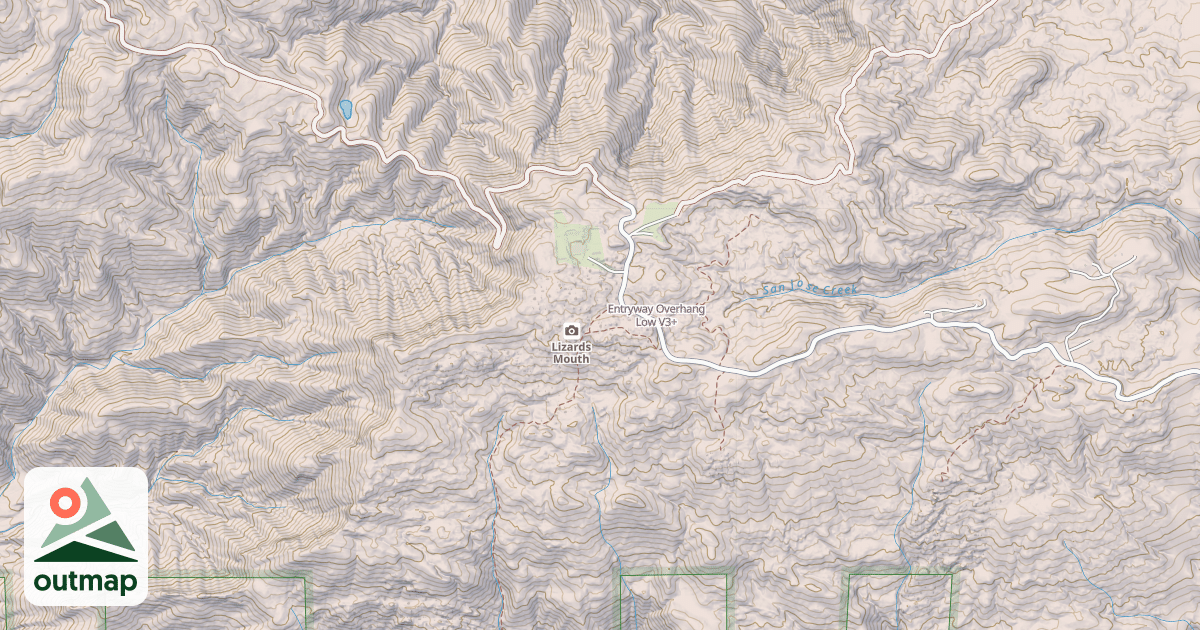 Map of Entryway Overhang Low