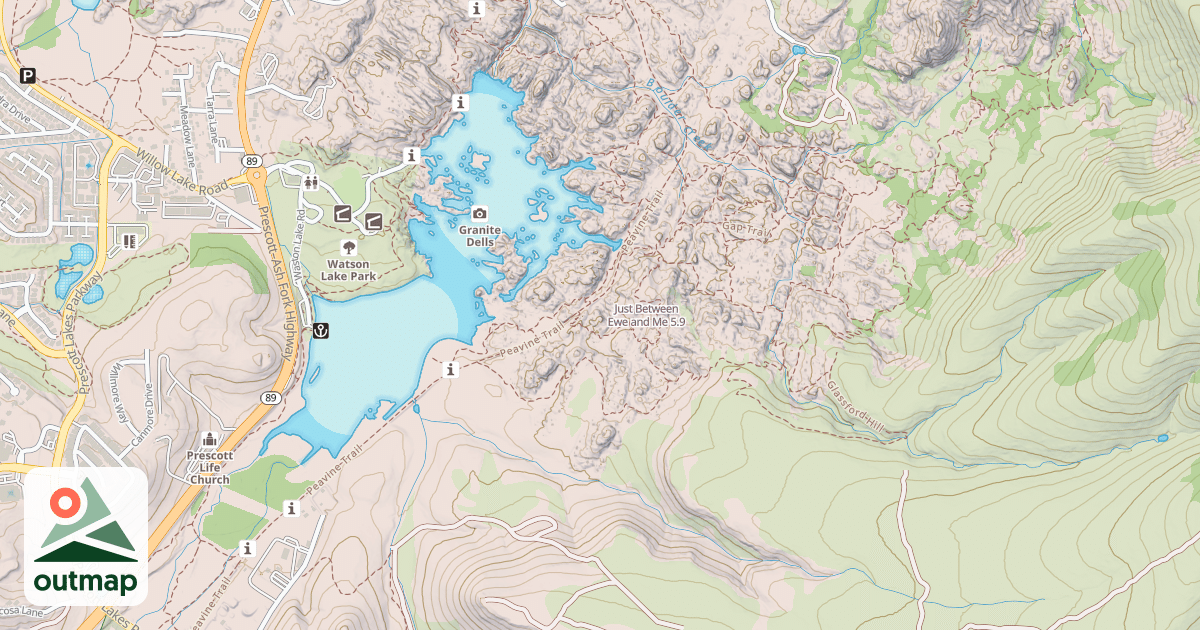 Map of Just Between Ewe and Me